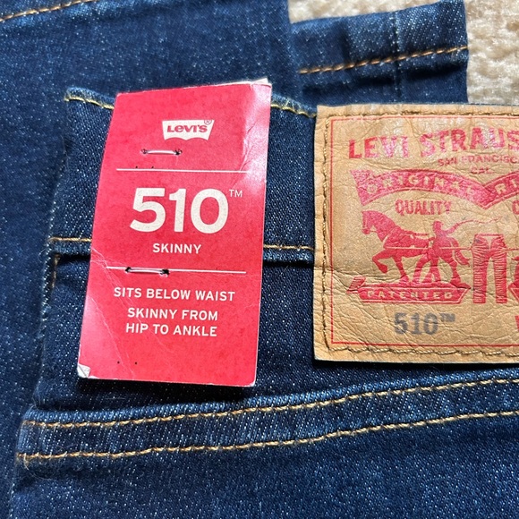 Levi's Dark Blue 510 Skinny Jeans for Men - Picture 2 of 5